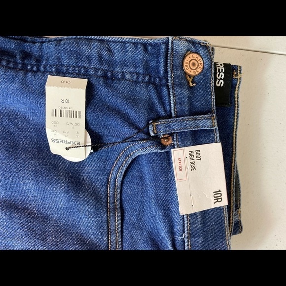 Reworked High Waisted Bellbottoms with Stretch - Picture 7 of 8